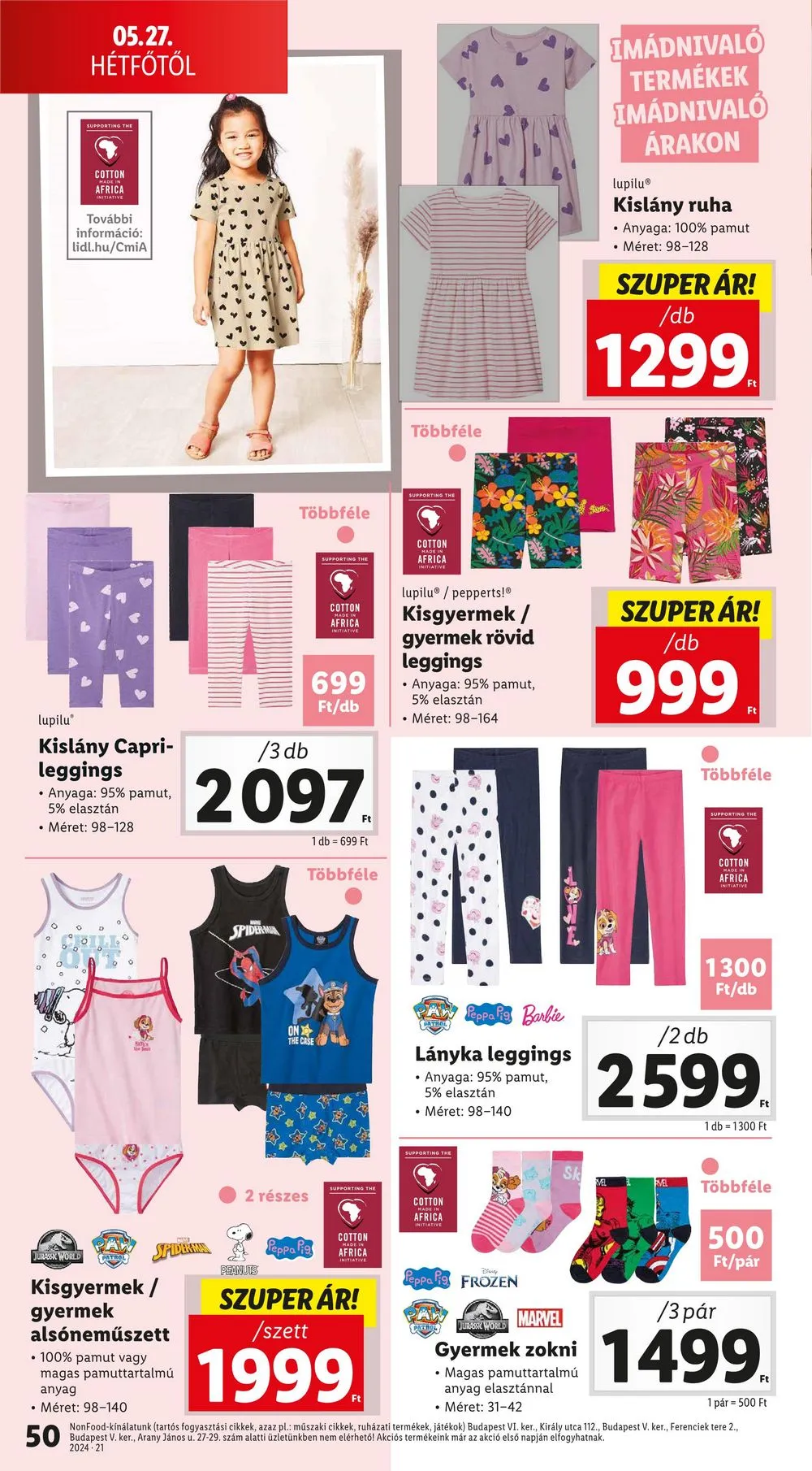 Lidl akciós újság 05.23–05.29 – 50. oldal