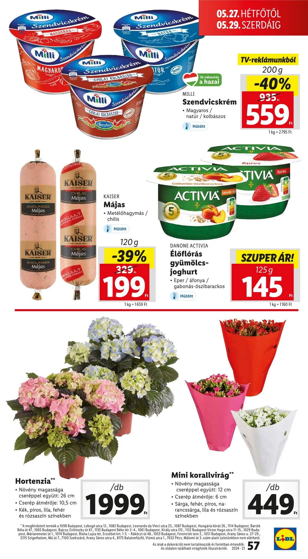 Lidl akciós újság 05.23–05.29 – 57. oldal