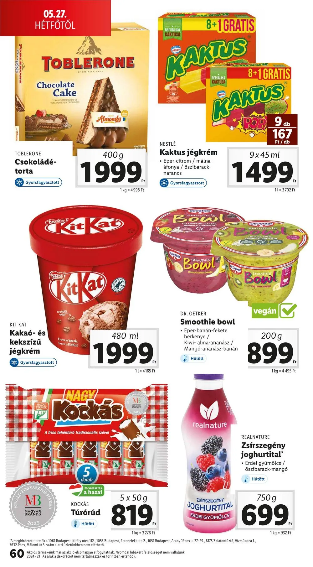 Lidl akciós újság 05.23–05.29 – 60. oldal