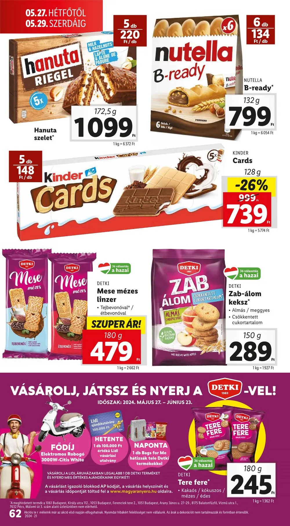 Lidl akciós újság 05.23–05.29 – 62. oldal