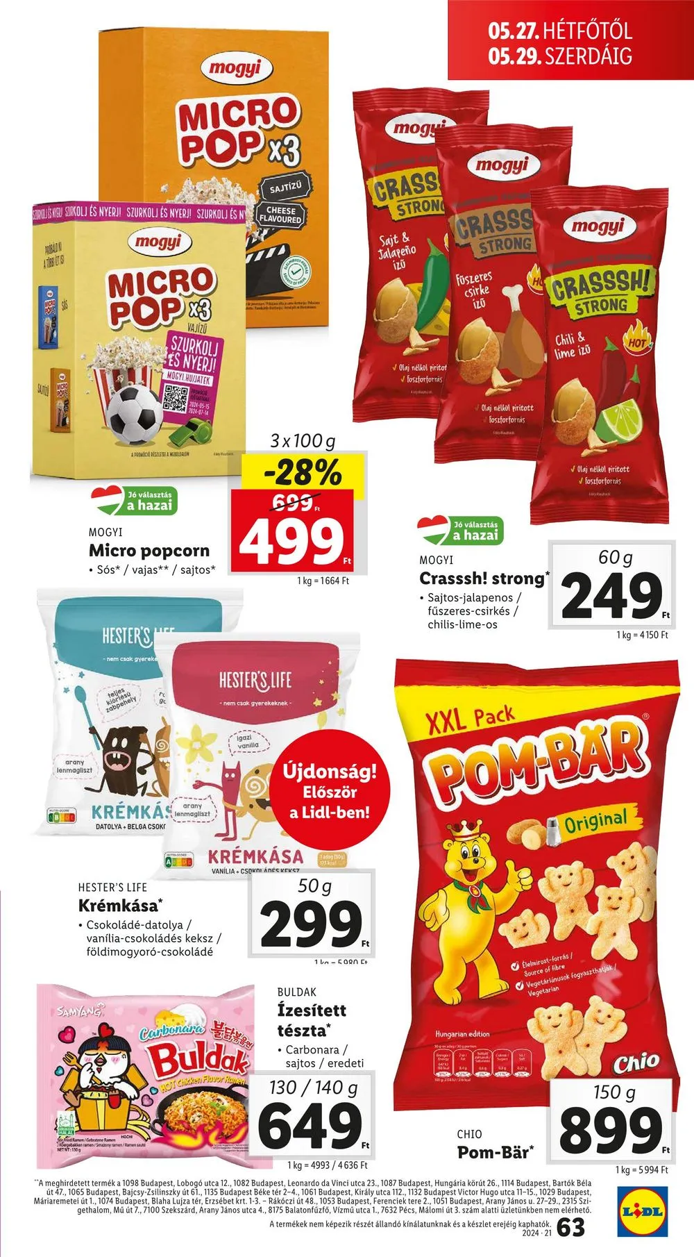 Lidl akciós újság 05.23–05.29 – 63. oldal