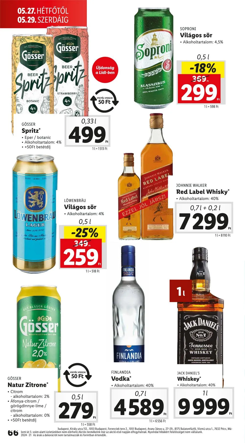 Lidl akciós újság 05.23–05.29 – 66. oldal