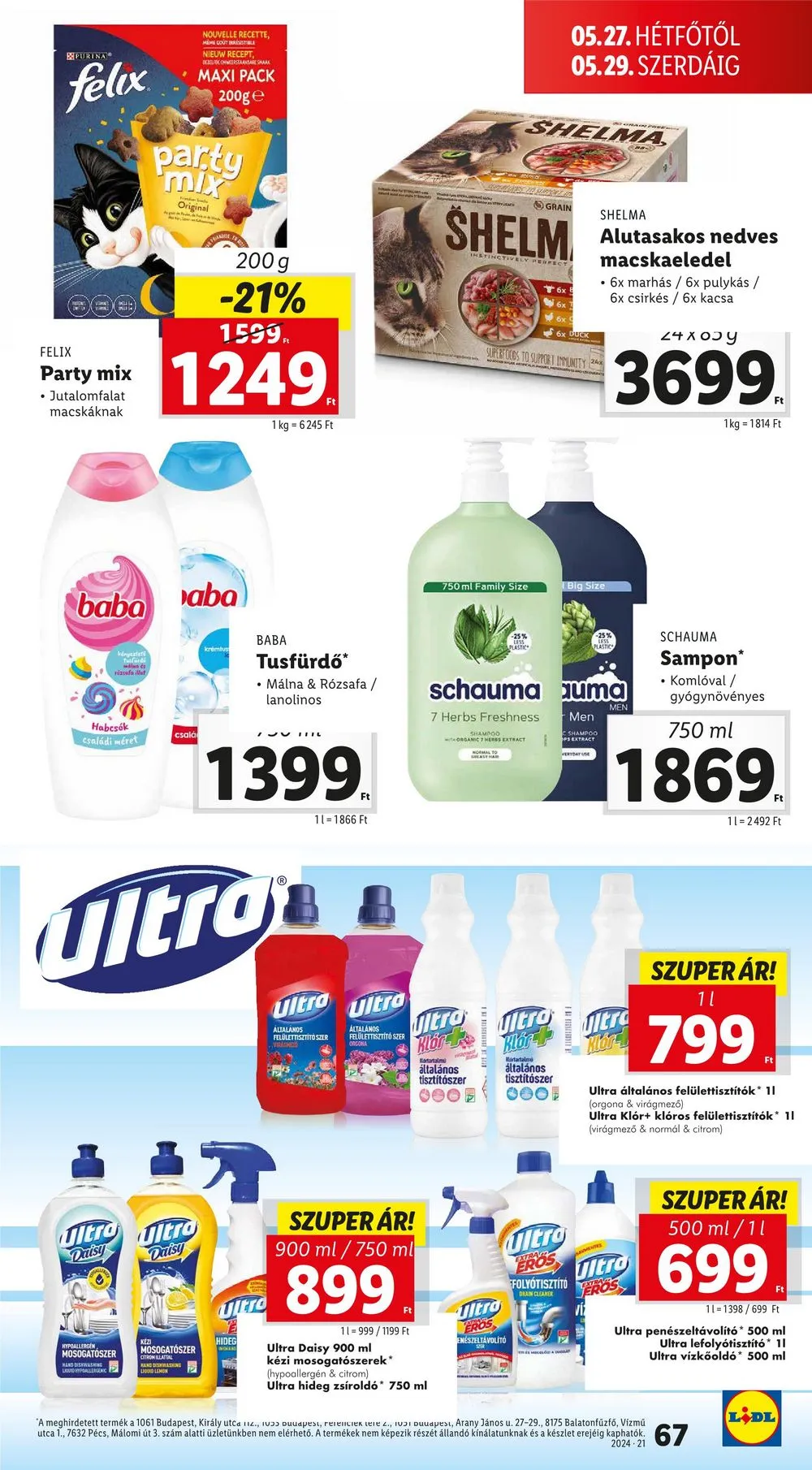 Lidl akciós újság 05.23–05.29 – 67. oldal