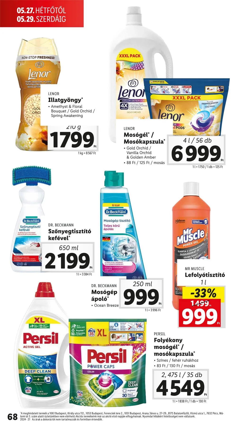 Lidl akciós újság 05.23–05.29 – 68. oldal