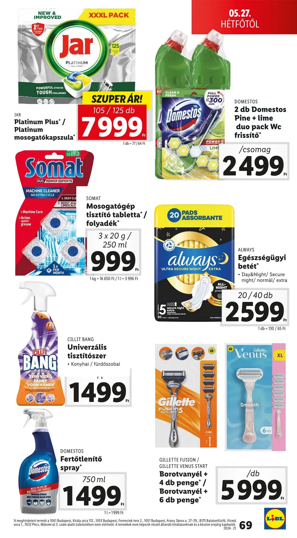 Lidl akciós újság 05.23–05.29 – 69. oldal