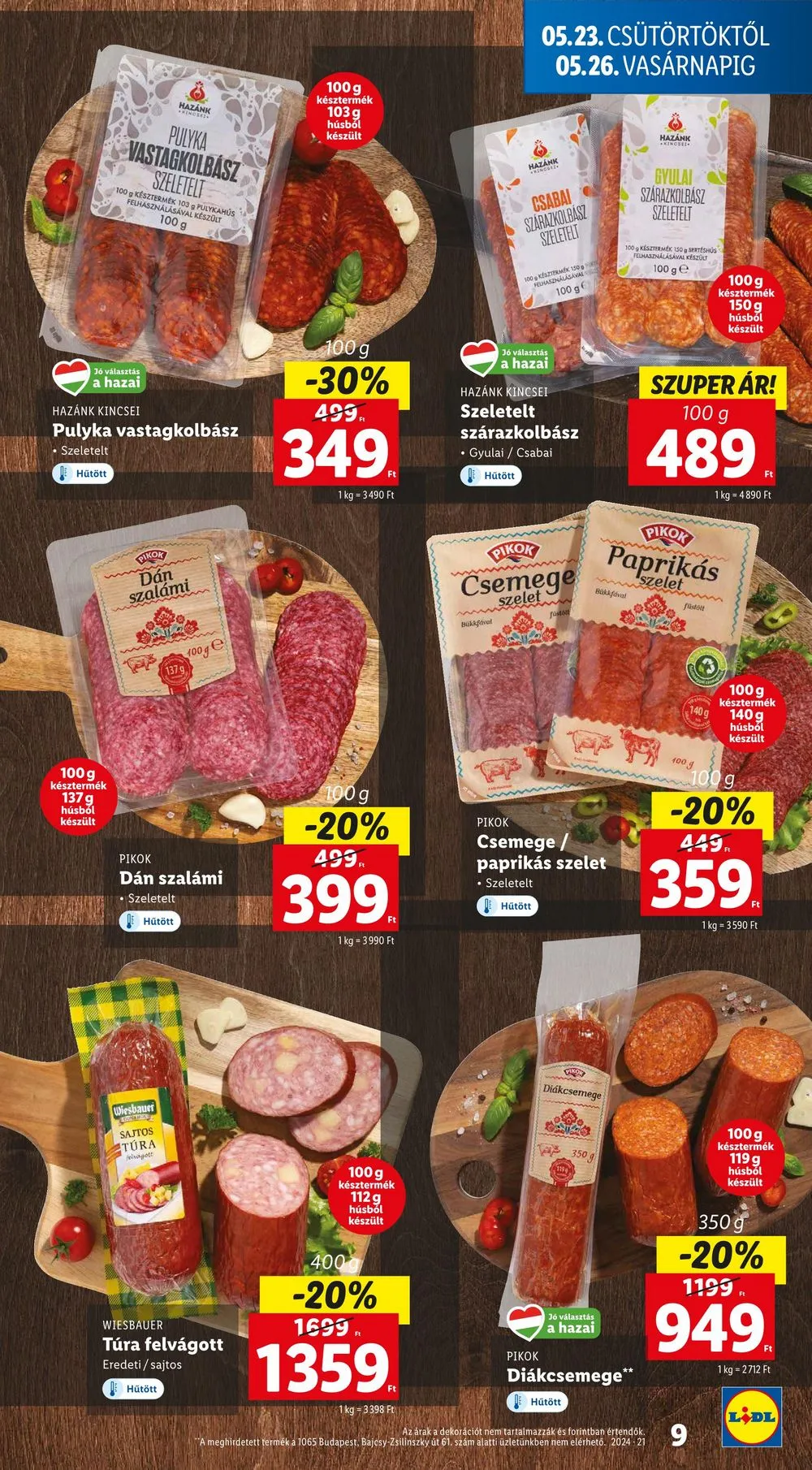 Lidl akciós újság 05.23–05.29 – 9. oldal