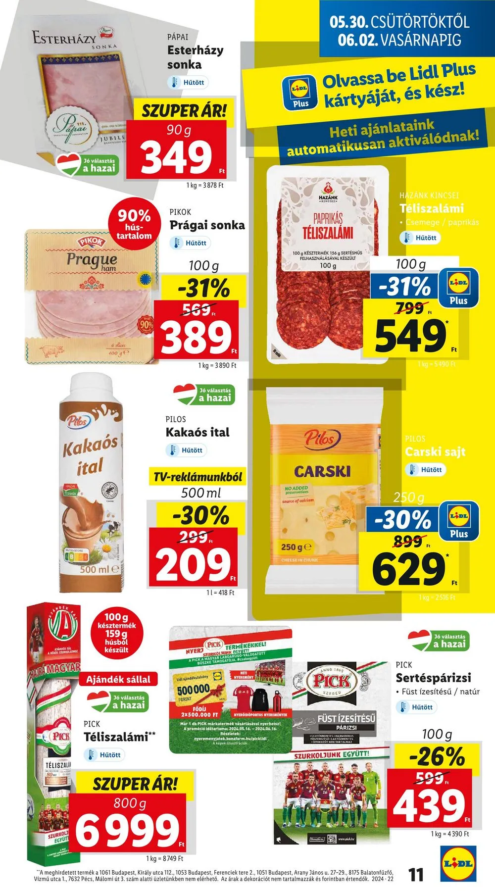 Lidl akciós újság 05.30–06.05 – 11. oldal