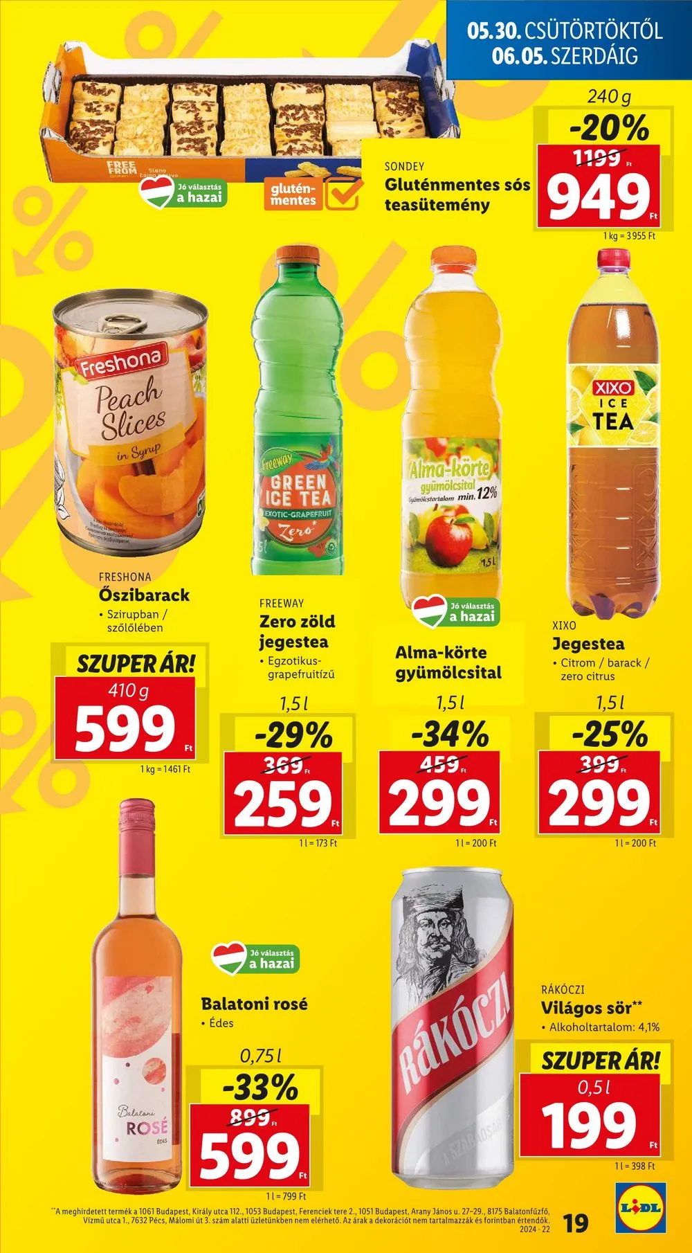 Lidl akciós újság 05.30–06.05 – 19. oldal
