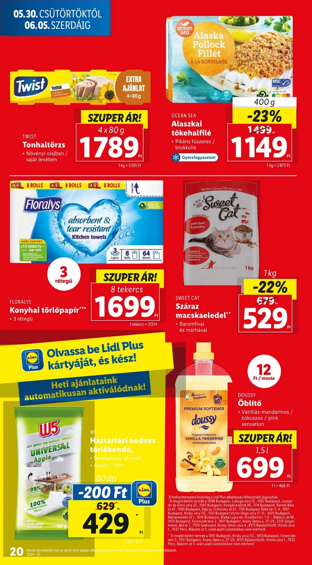 Lidl akciós újság 05.30–06.05 – 20. oldal