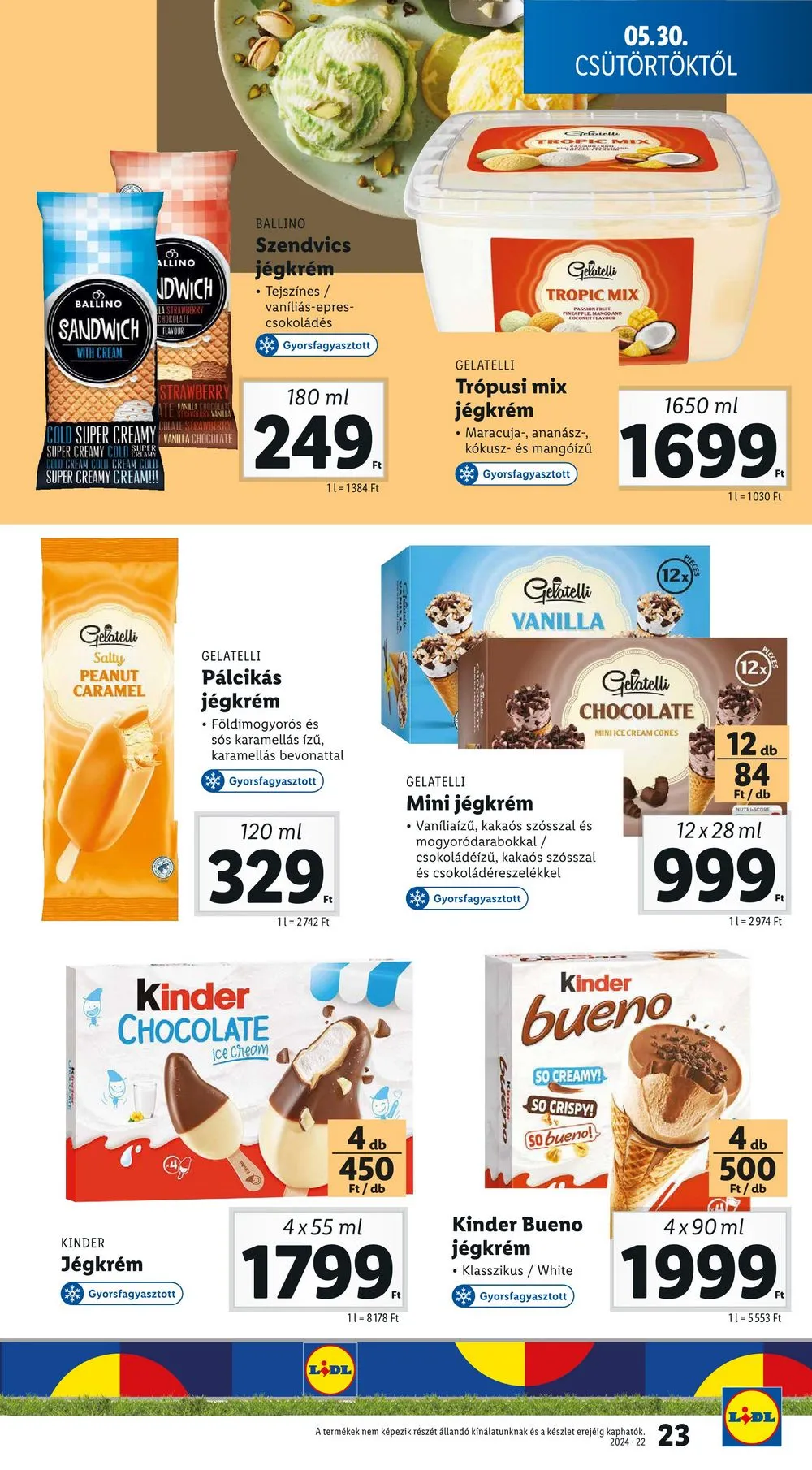 Lidl akciós újság 05.30–06.05 – 23. oldal