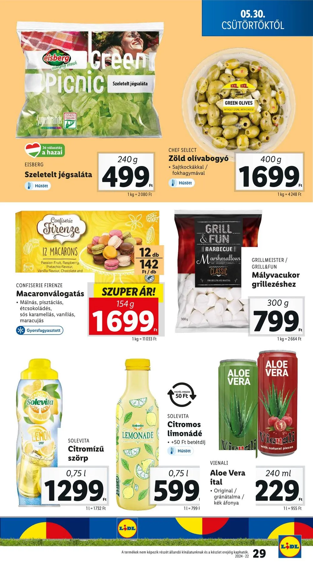 Lidl akciós újság 05.30–06.05 – 29. oldal