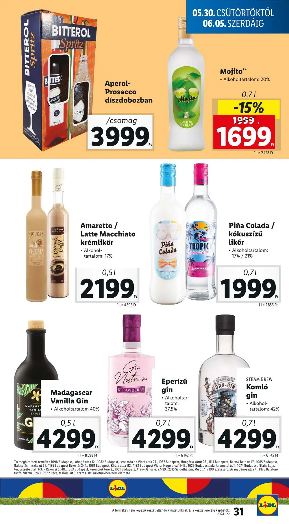 Lidl akciós újság 05.30–06.05 – 31. oldal