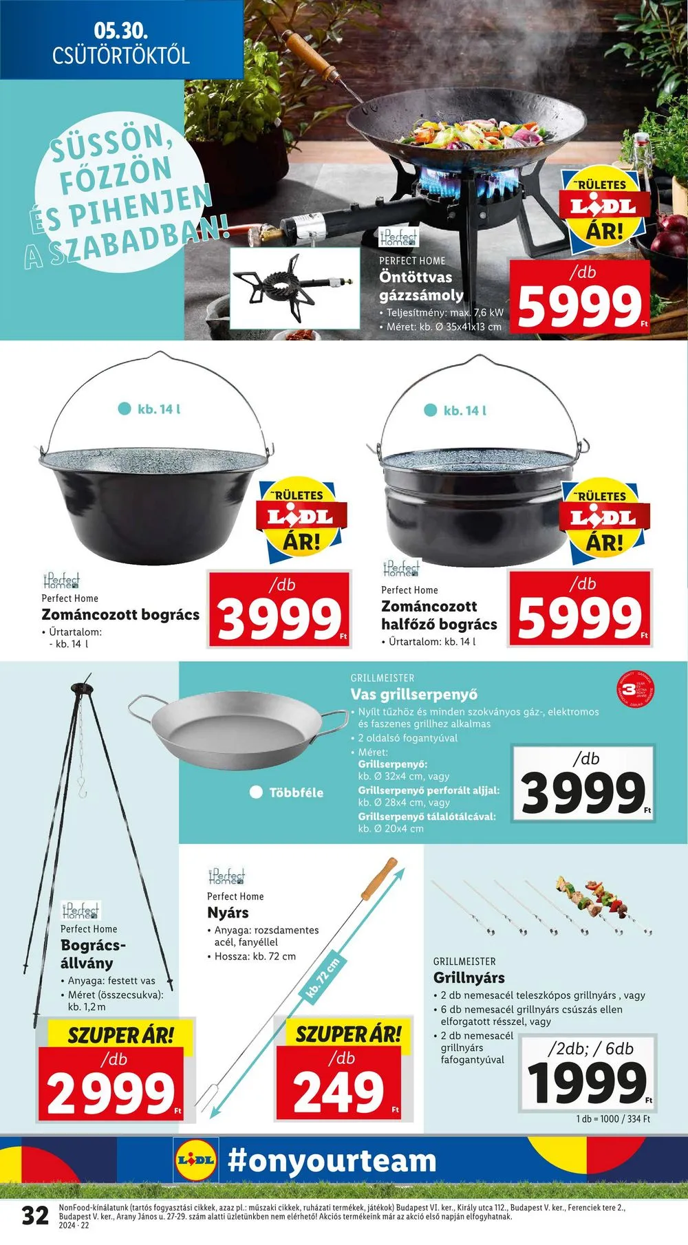 Lidl akciós újság 05.30–06.05 – 32. oldal