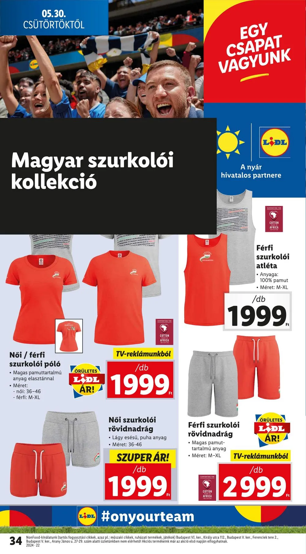 Lidl akciós újság 05.30–06.05 – 34. oldal