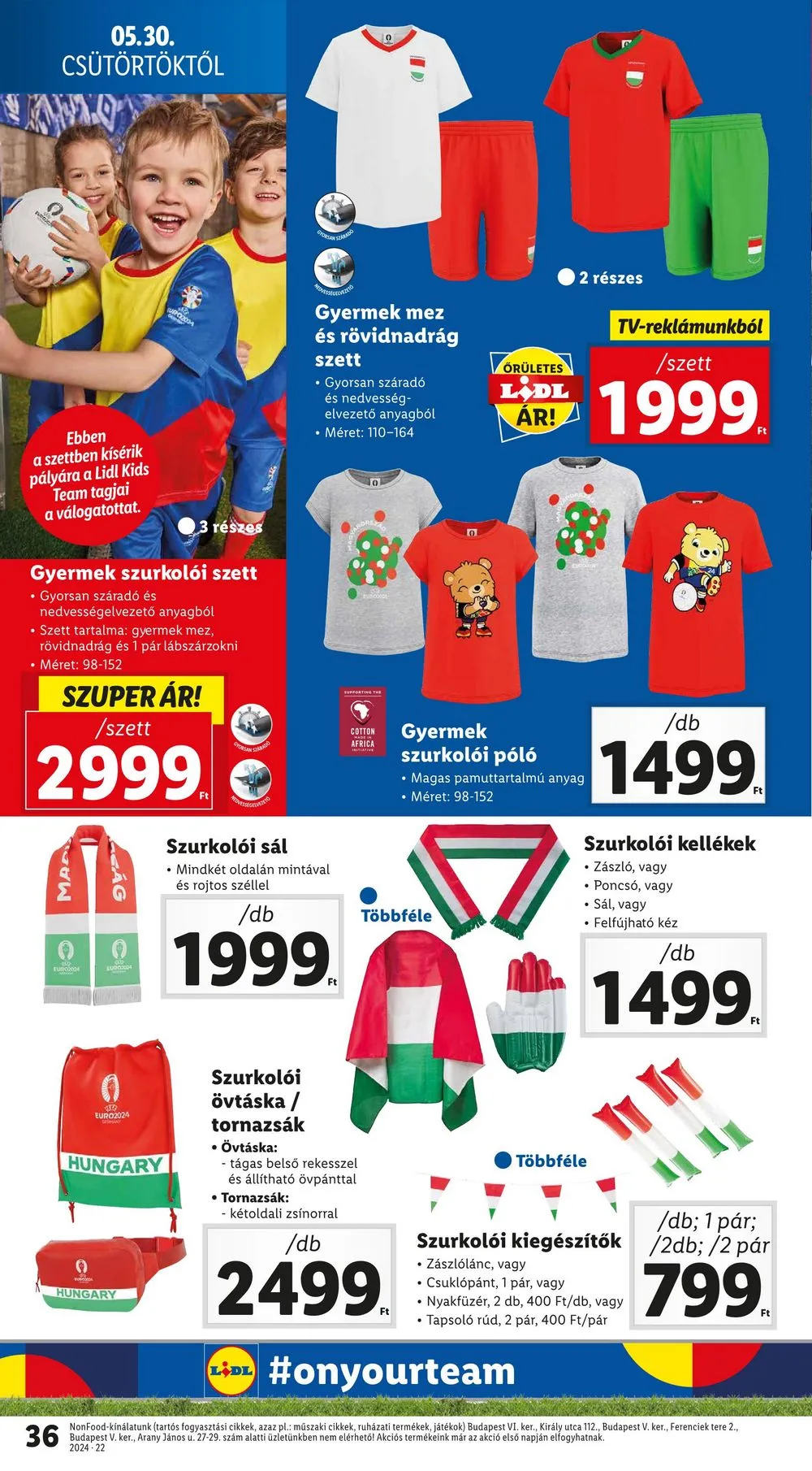 Lidl akciós újság 05.30–06.05 – 36. oldal