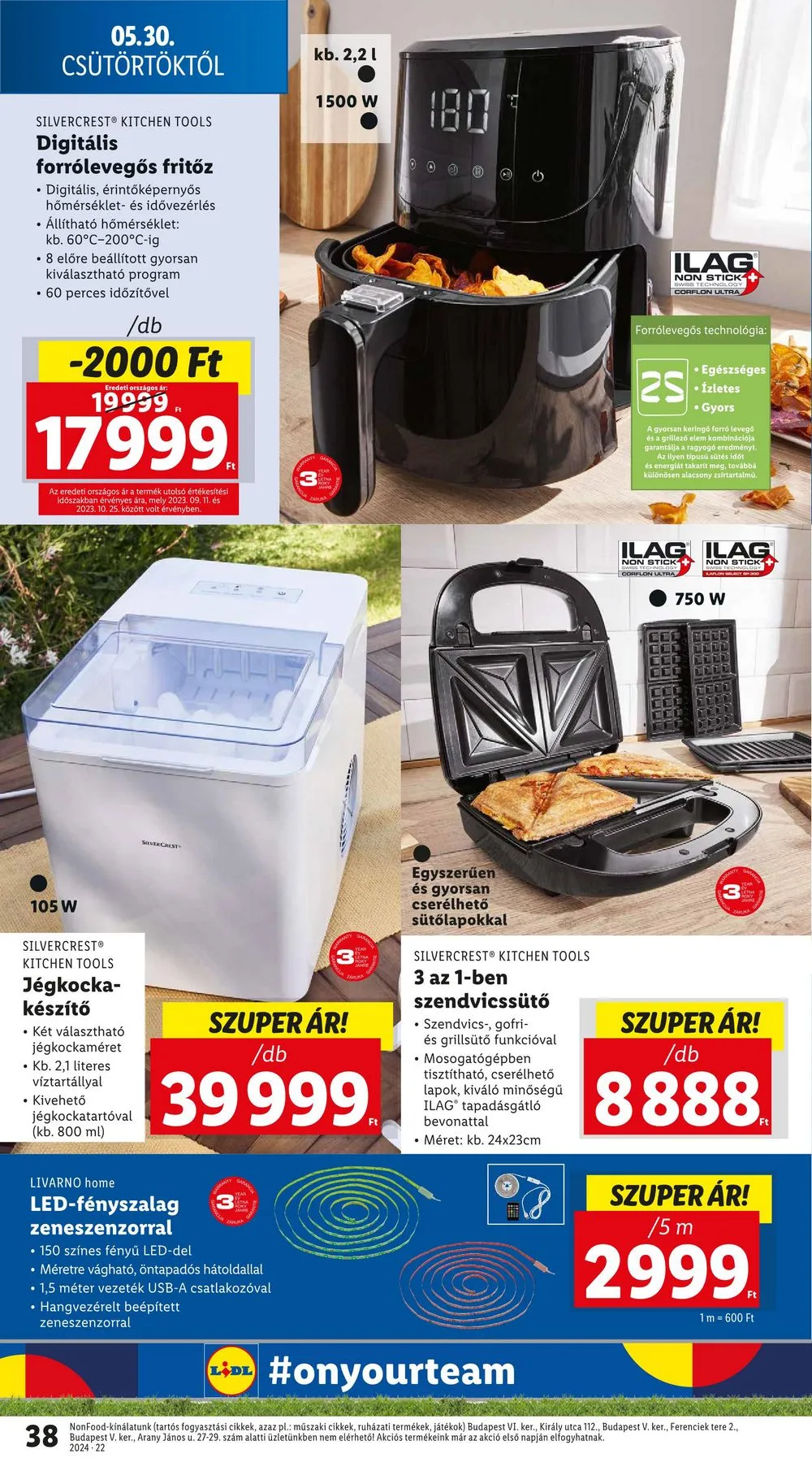 Lidl akciós újság 05.30–06.05 – 38. oldal