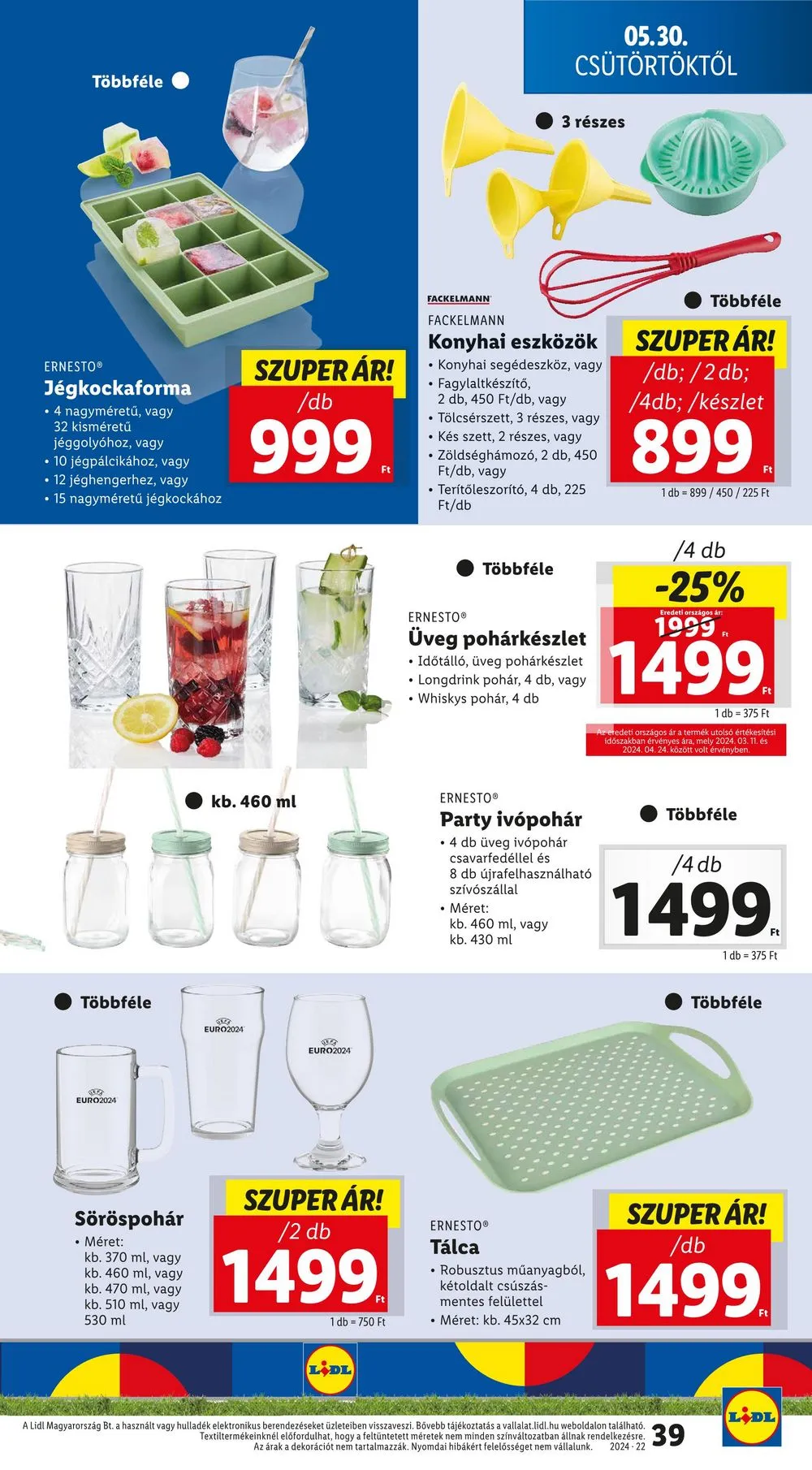 Lidl akciós újság 05.30–06.05 – 39. oldal