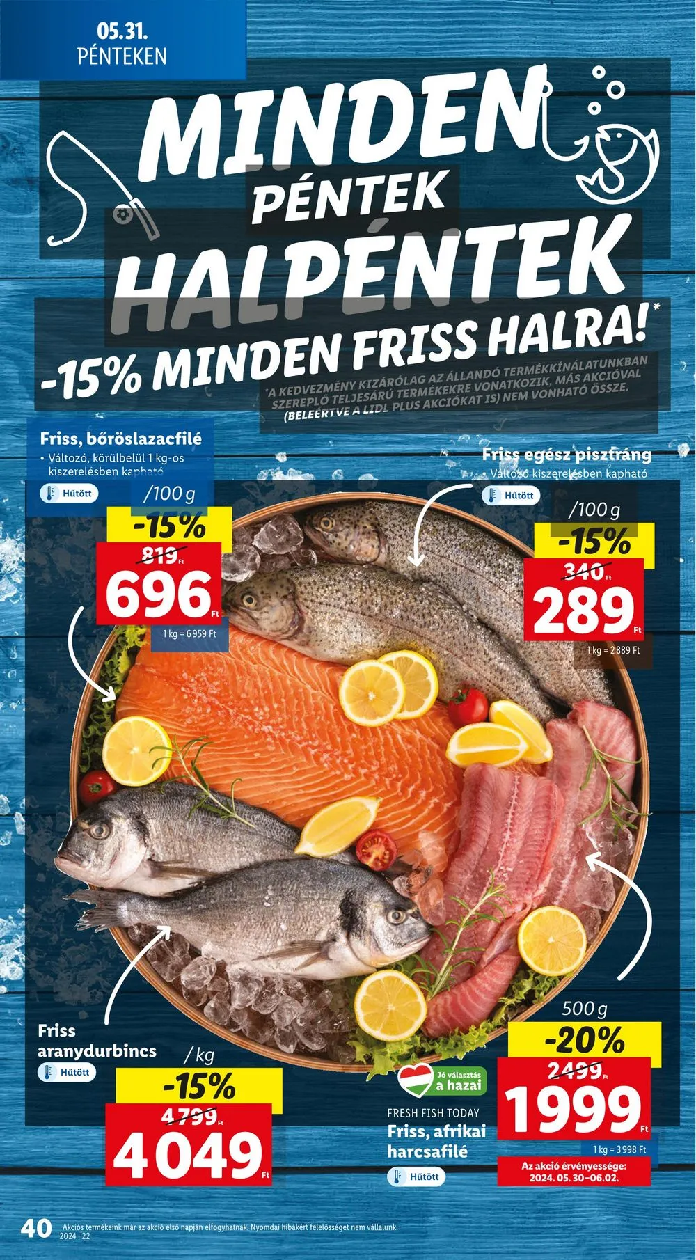 Lidl akciós újság 05.30–06.05 – 40. oldal