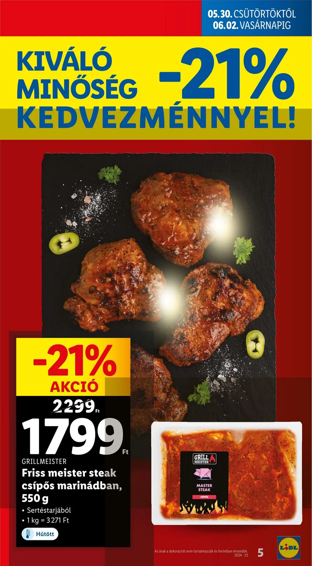 Lidl akciós újság 05.30–06.05 – 5. oldal