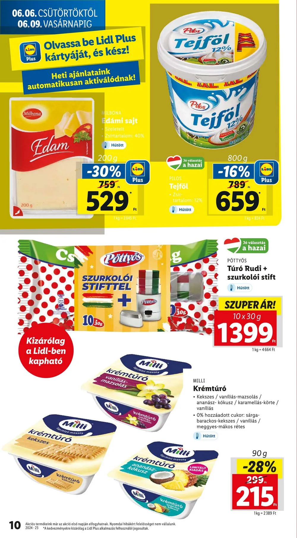 Lidl akciós újság 06.06–06.12 – 10. oldal