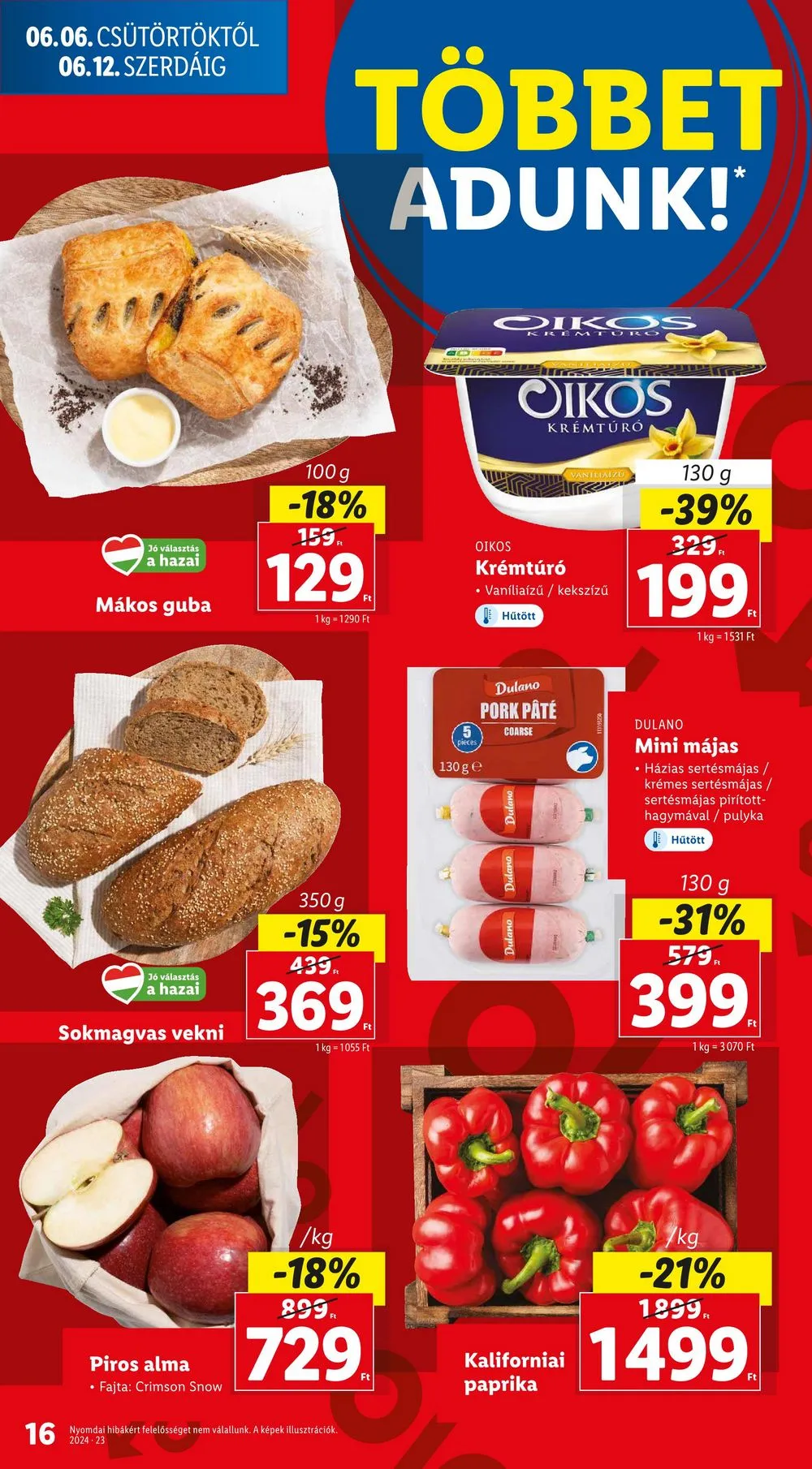 Lidl akciós újság 06.06–06.12 – 16. oldal