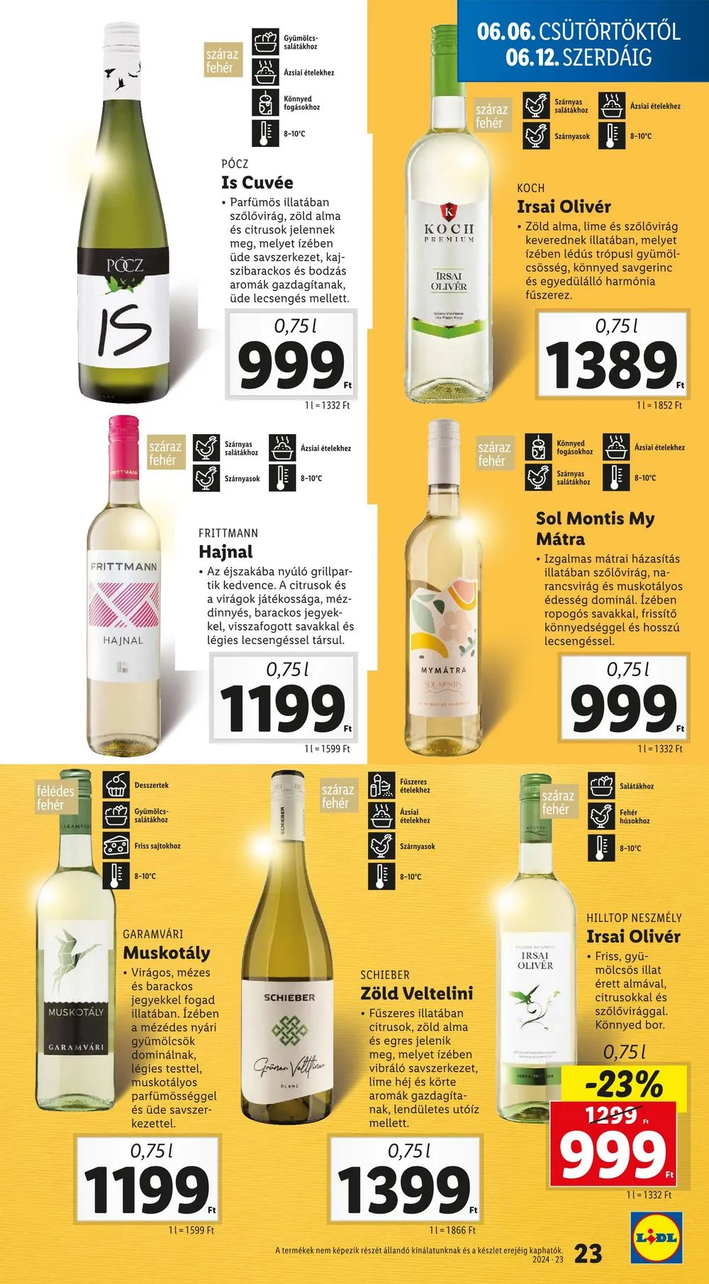 Lidl akciós újság 06.06–06.12 – 23. oldal