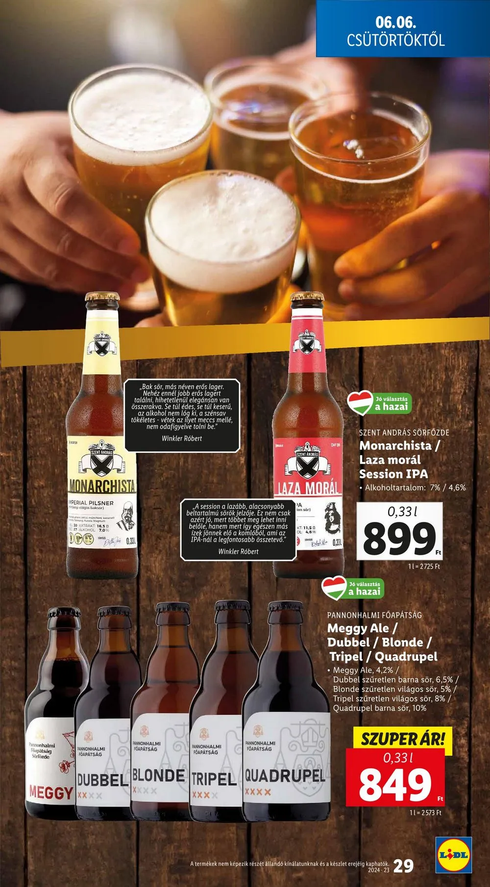 Lidl akciós újság 06.06–06.12 – 29. oldal