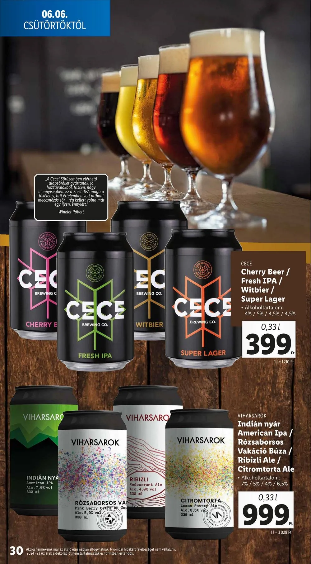 Lidl akciós újság 06.06–06.12 – 30. oldal
