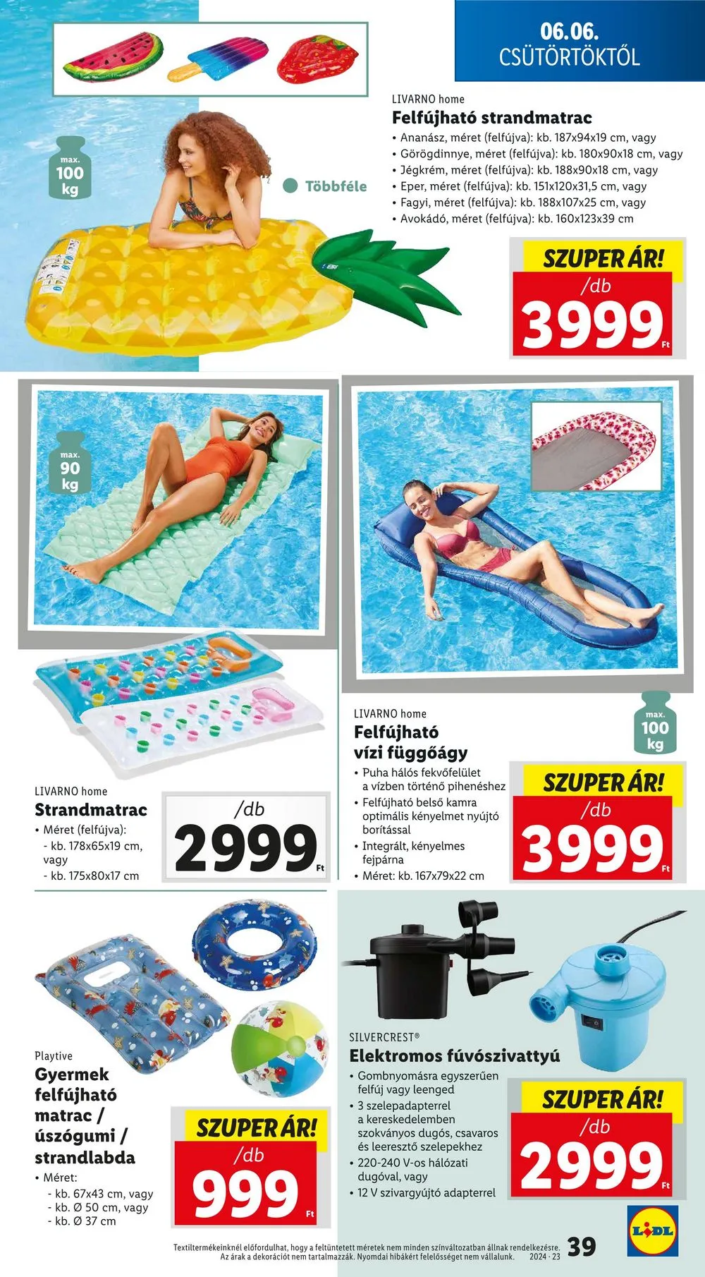 Lidl akciós újság 06.06–06.12 – 39. oldal