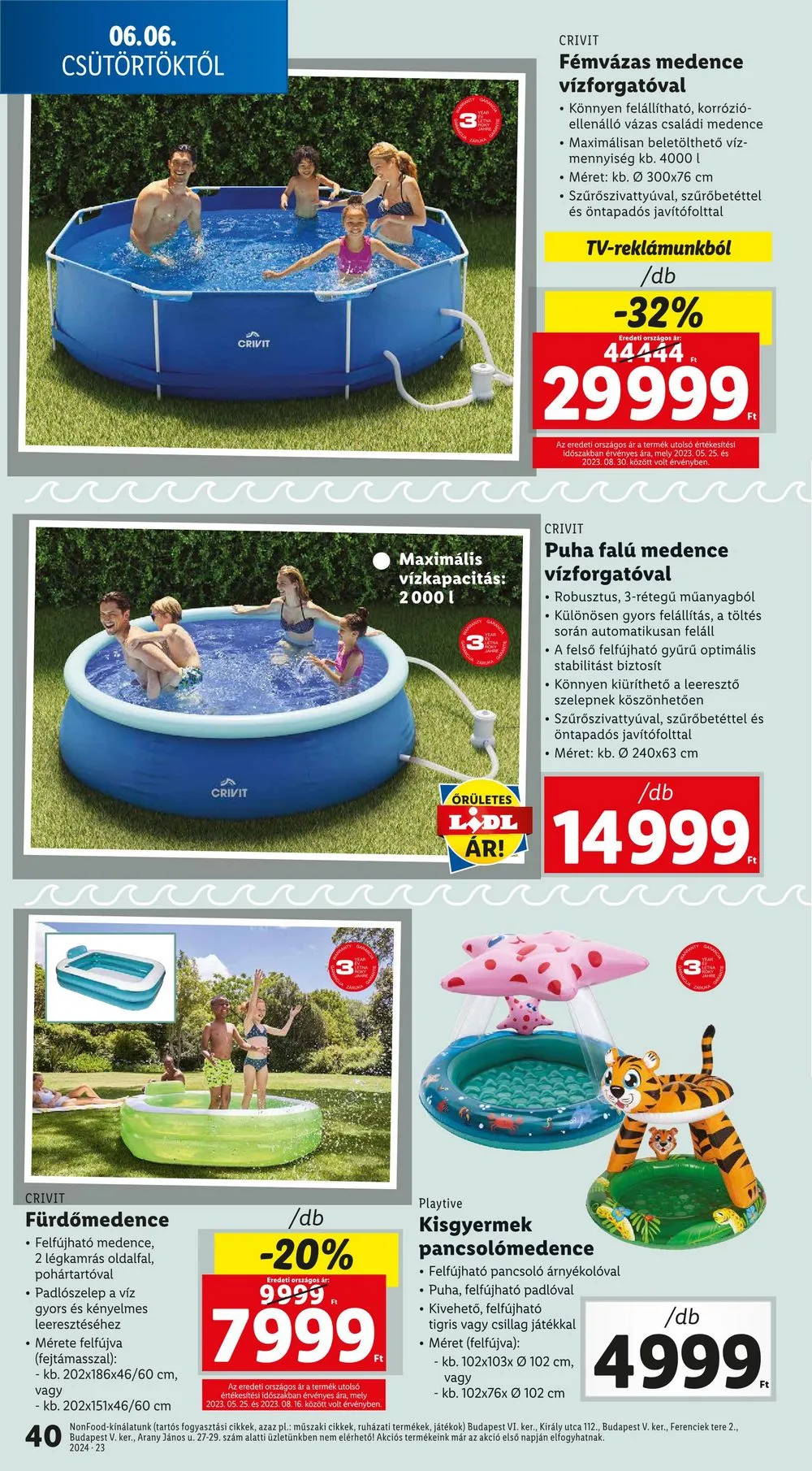 Lidl akciós újság 06.06–06.12 – 40. oldal