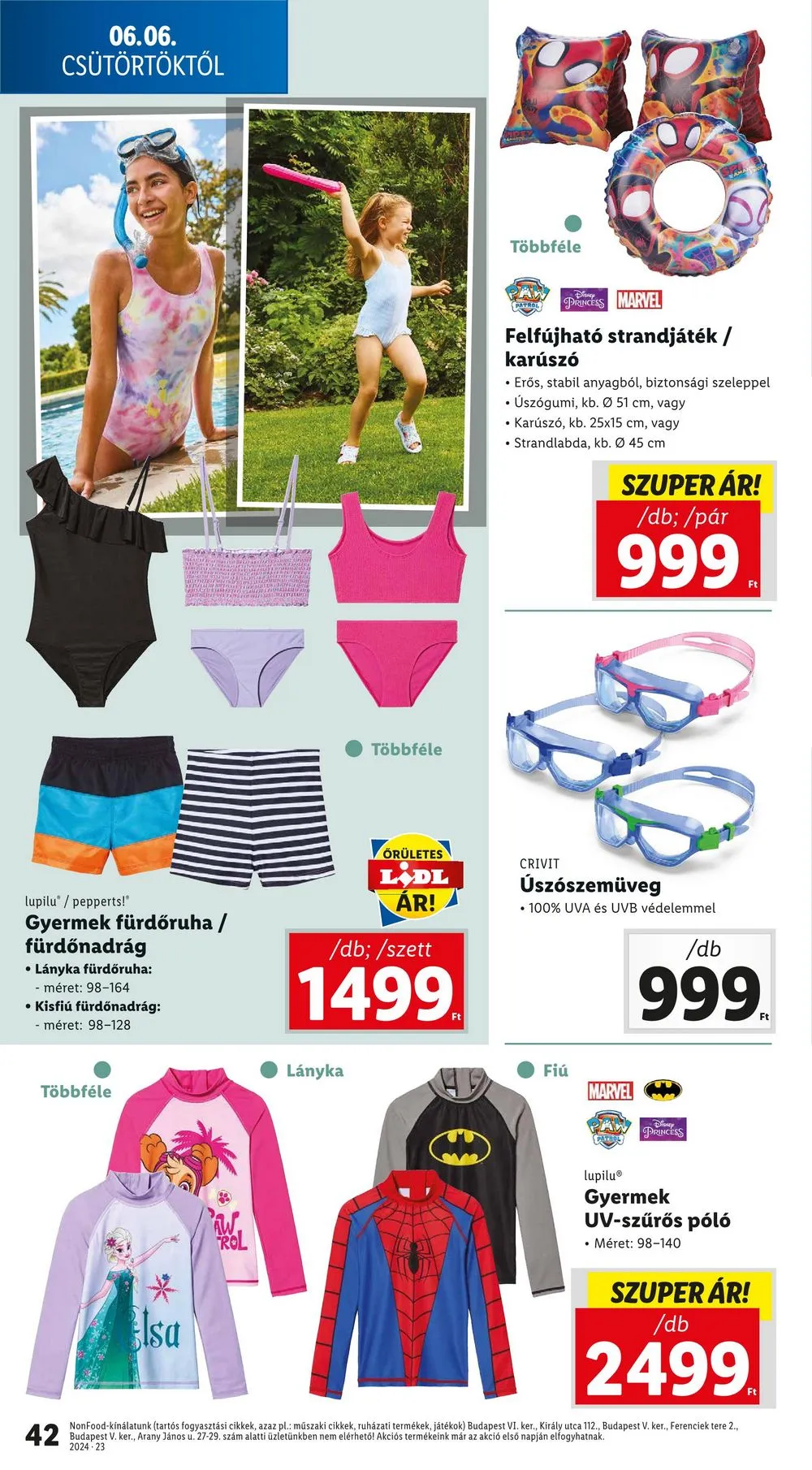 Lidl akciós újság 06.06–06.12 – 42. oldal