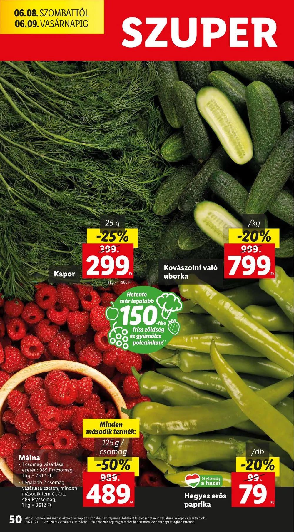 Lidl akciós újság 06.06–06.12 – 50. oldal