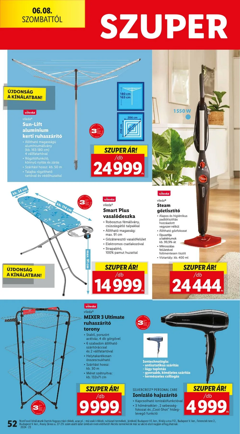 Lidl akciós újság 06.06–06.12 – 52. oldal