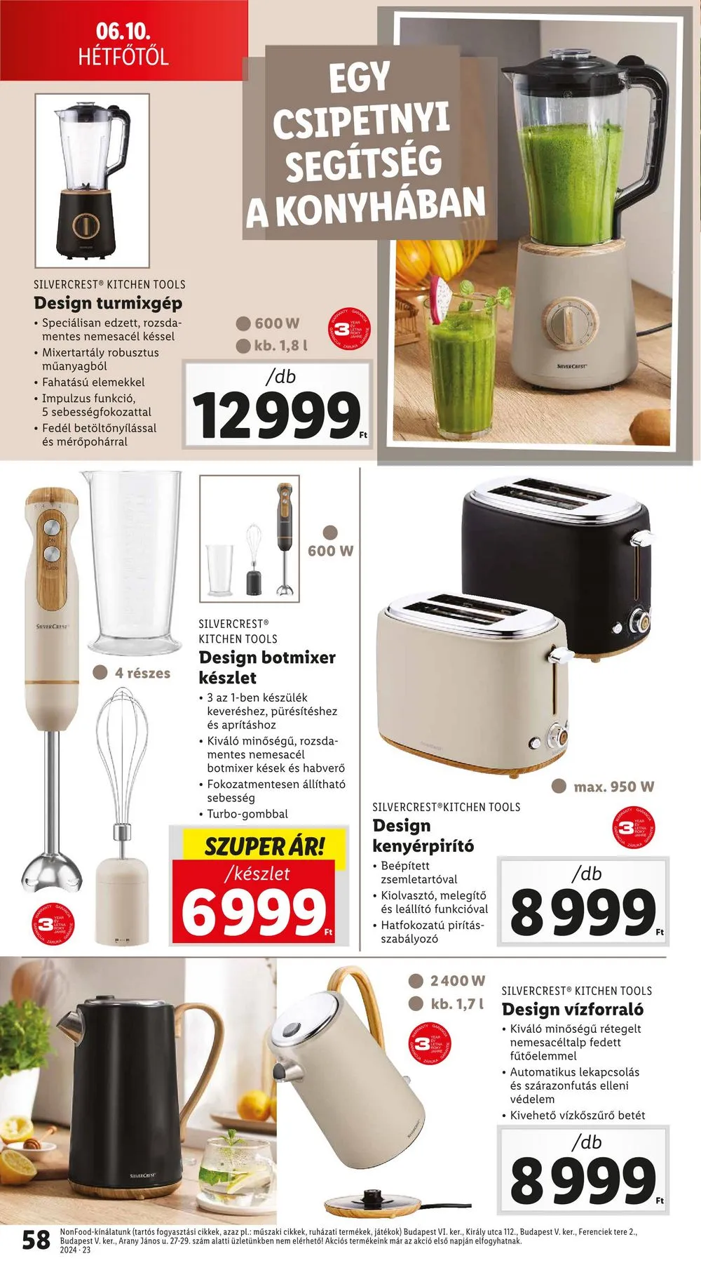Lidl akciós újság 06.06–06.12 – 58. oldal