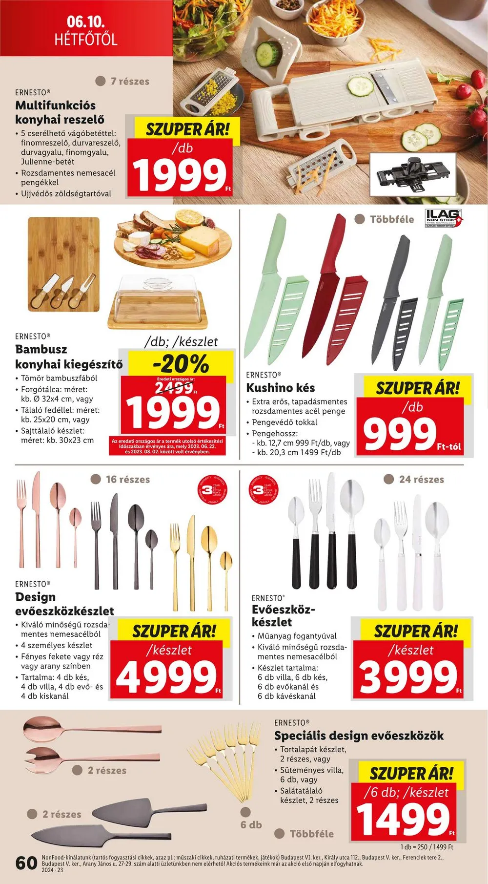 Lidl akciós újság 06.06–06.12 – 60. oldal
