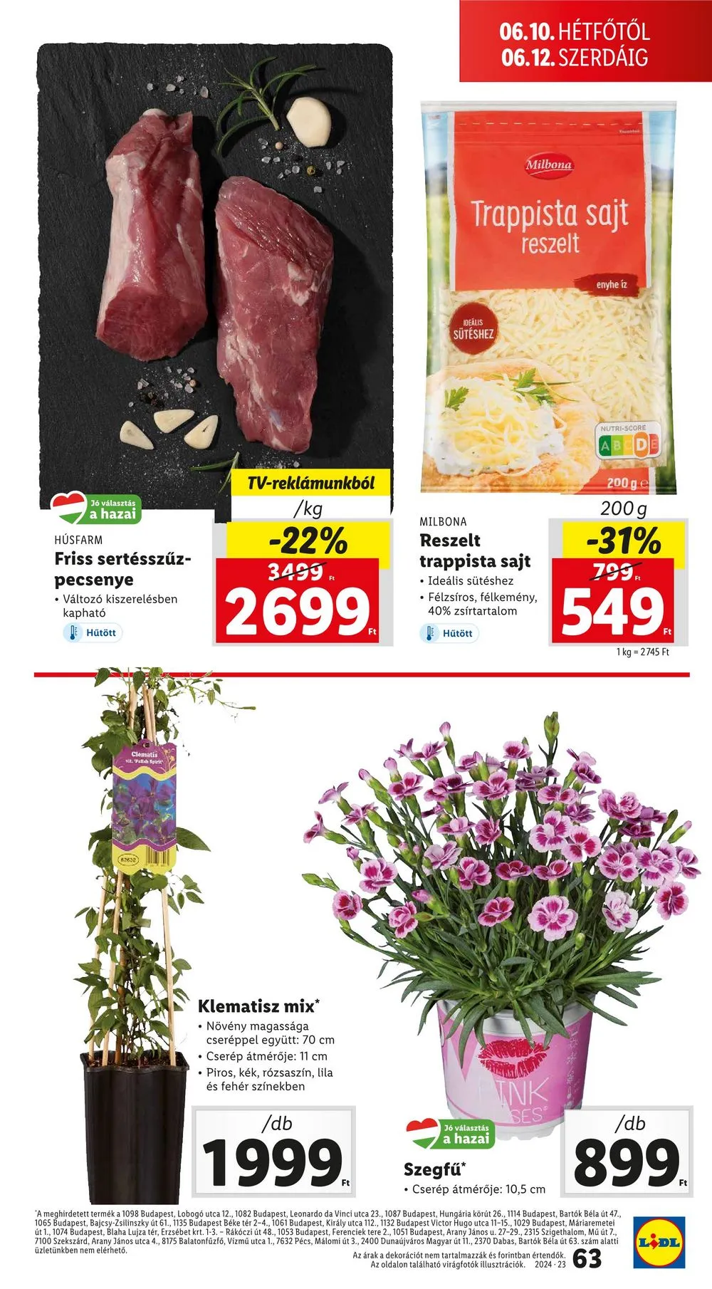Lidl akciós újság 06.06–06.12 – 63. oldal