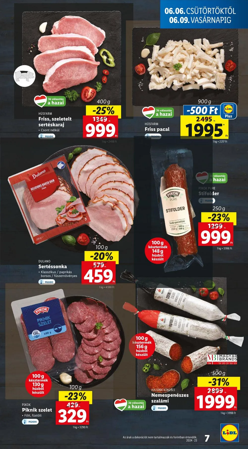 Lidl akciós újság 06.06–06.12 – 7. oldal