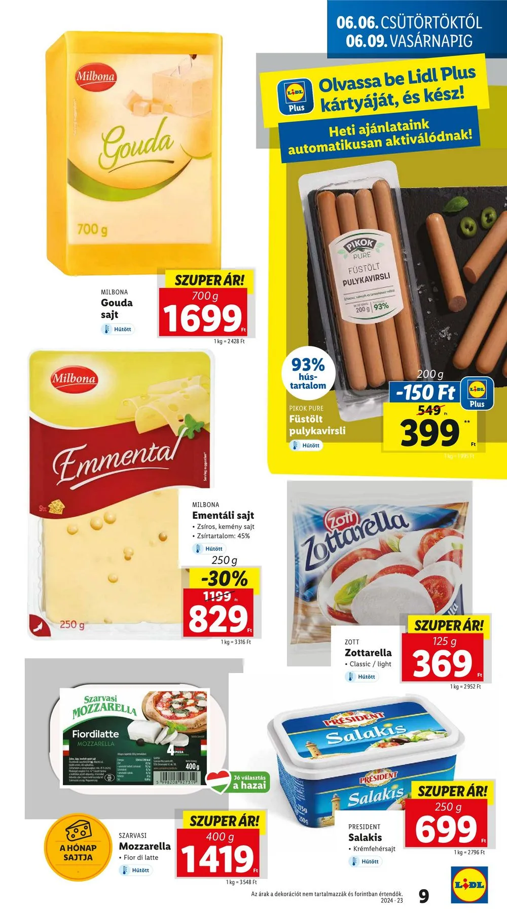 Lidl akciós újság 06.06–06.12 – 9. oldal