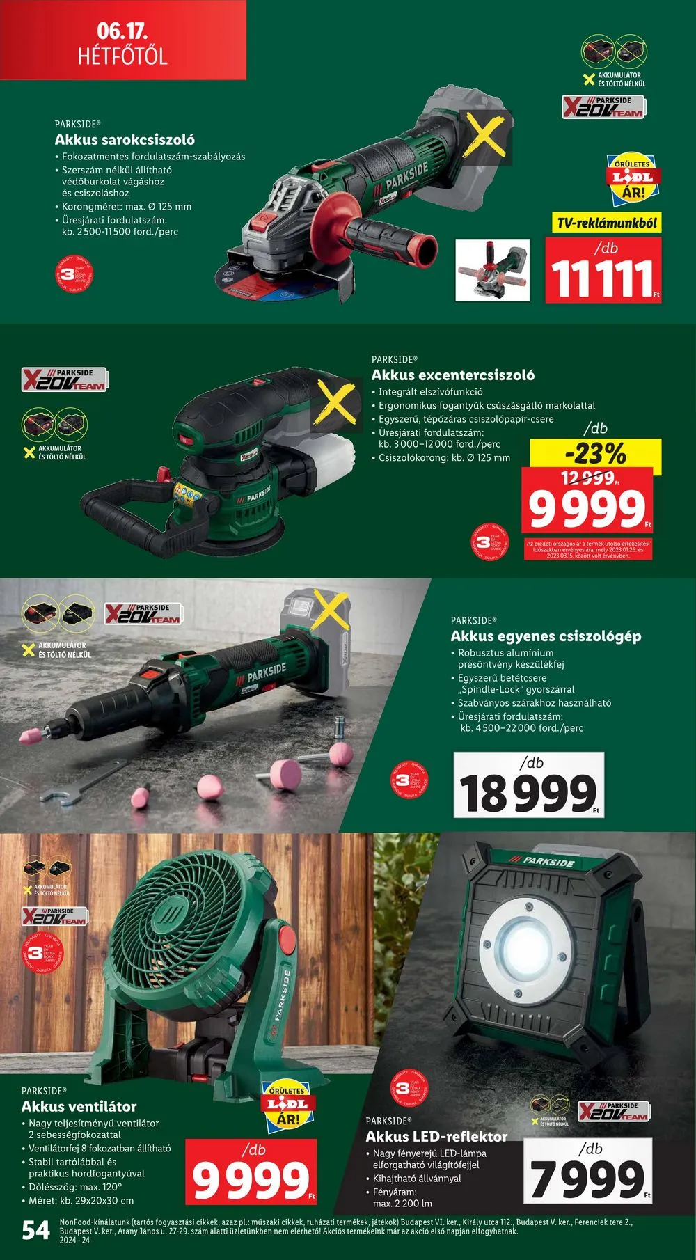 Lidl akciós újság 06.13–06.19 – 54. oldal