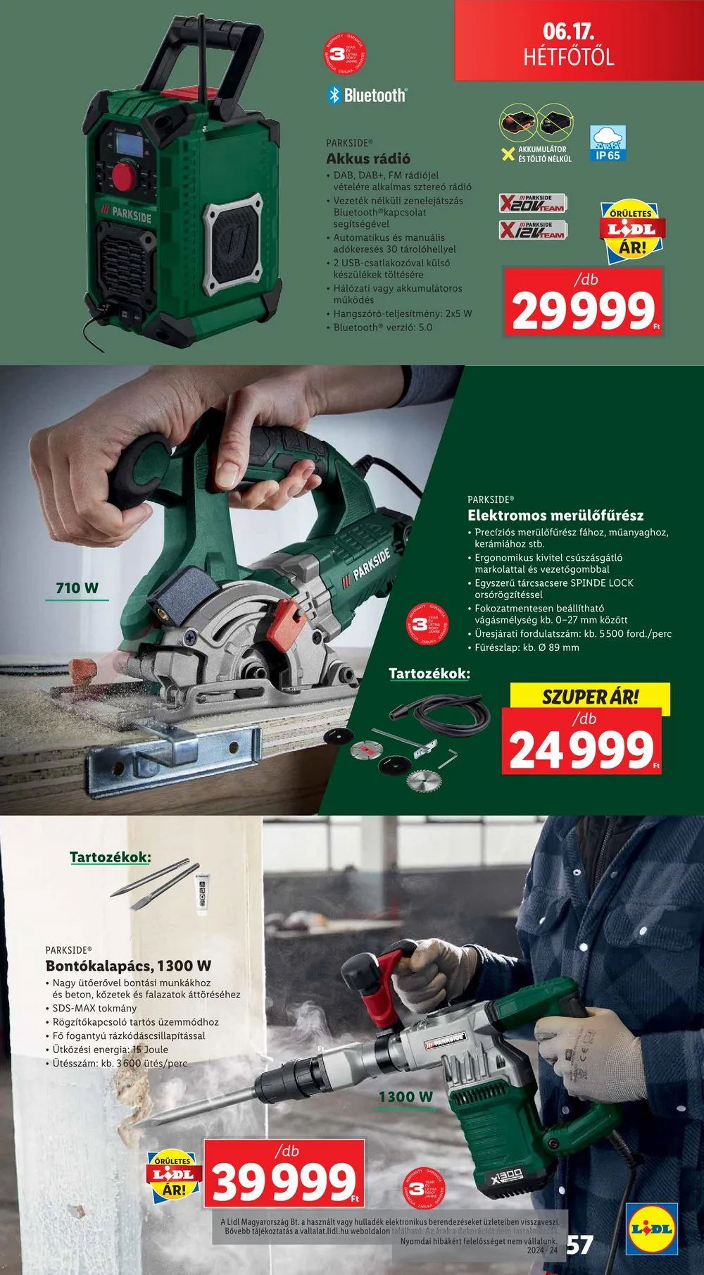 Lidl akciós újság 06.13–06.19 – 57. oldal