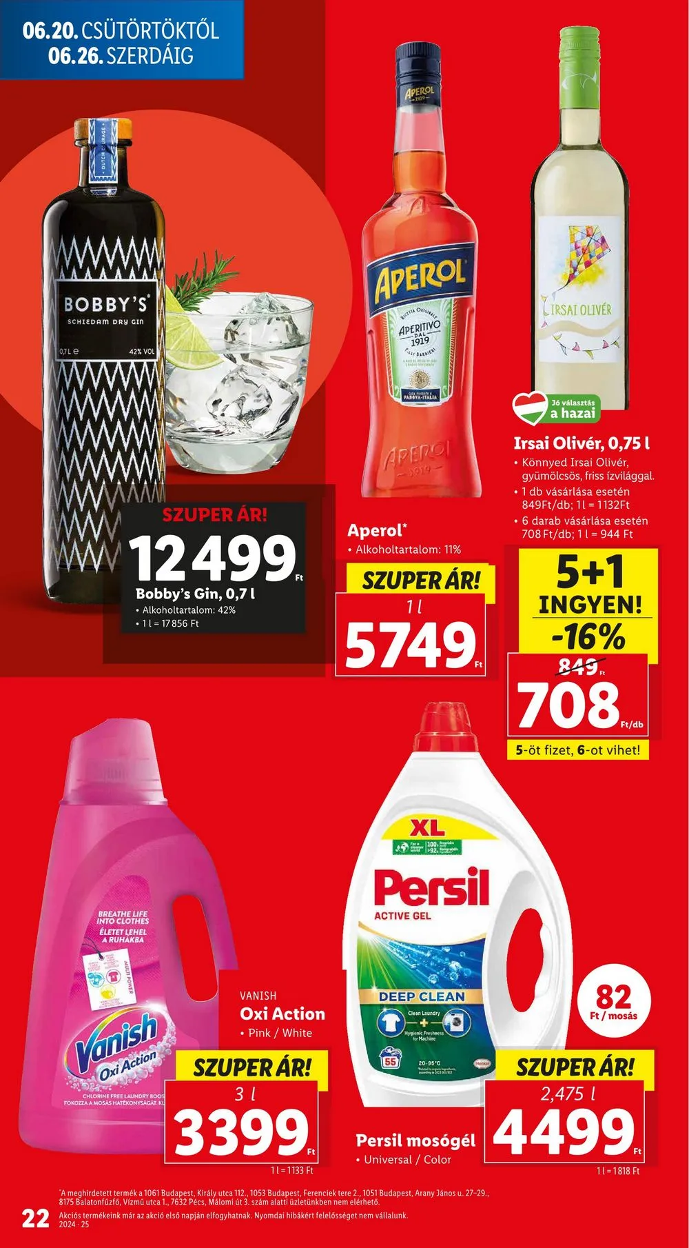 Lidl akciós újság 06.20–06.26 – 22. oldal