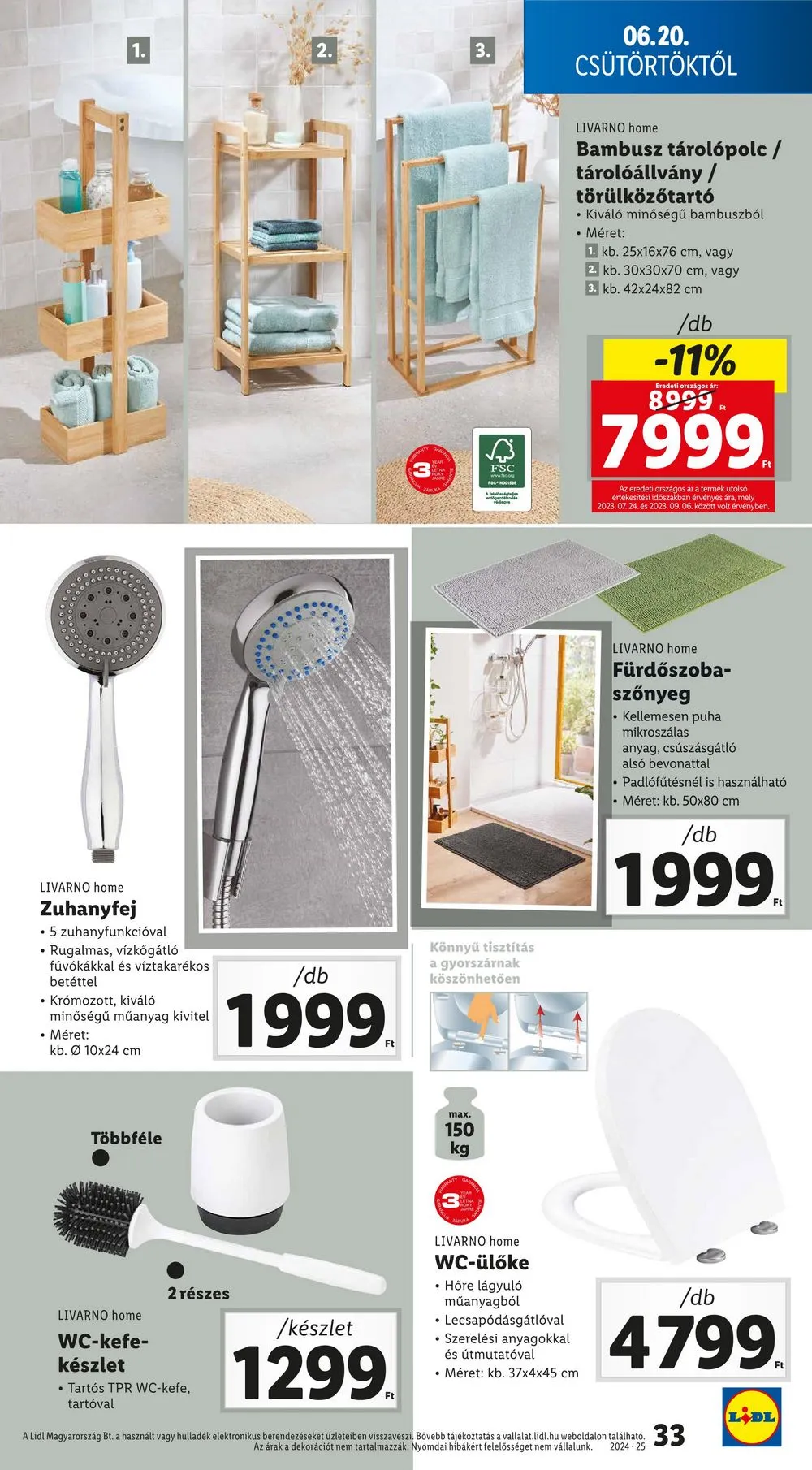 Lidl akciós újság 06.20–06.26 – 33. oldal