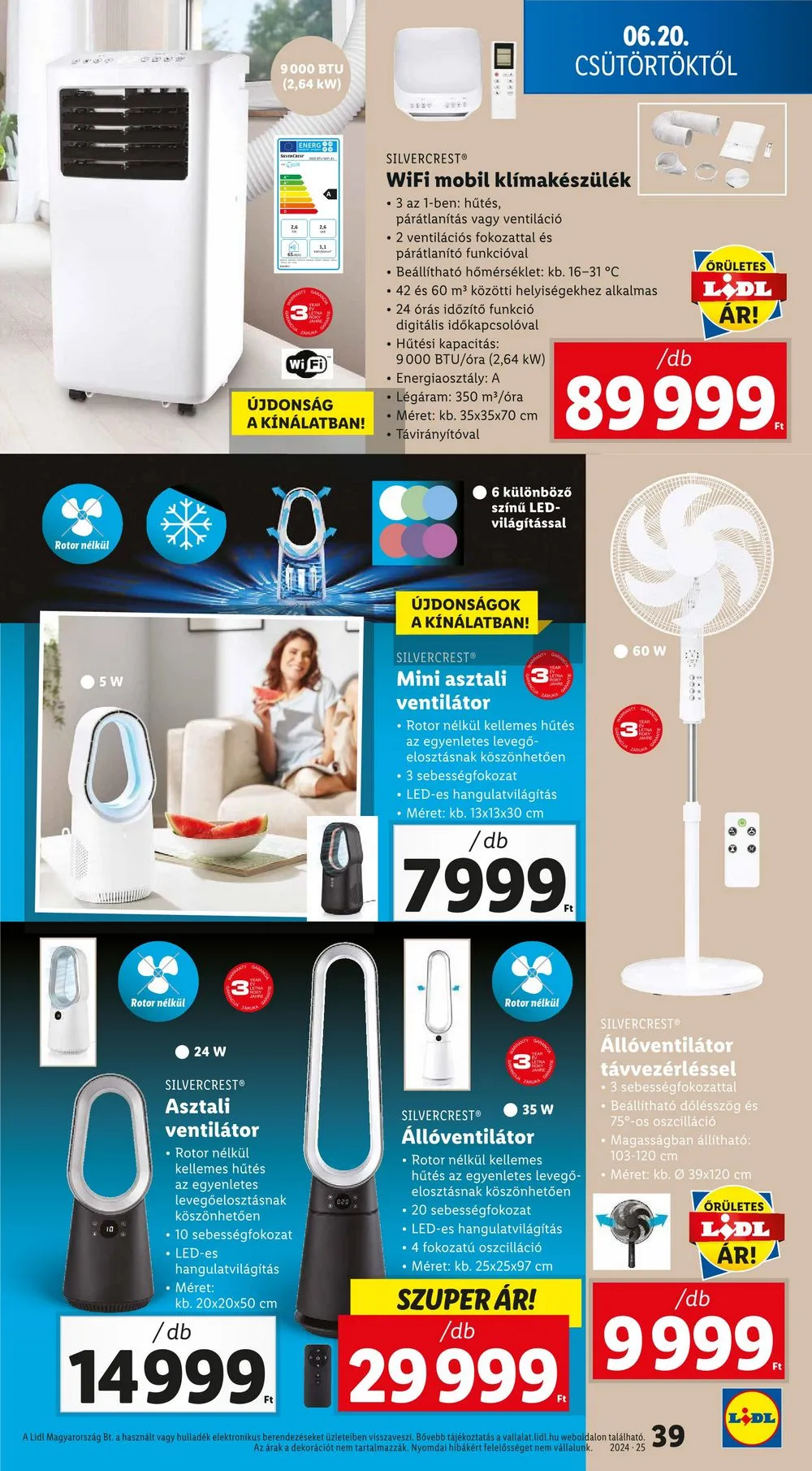 Lidl akciós újság 06.20–06.26 – 39. oldal
