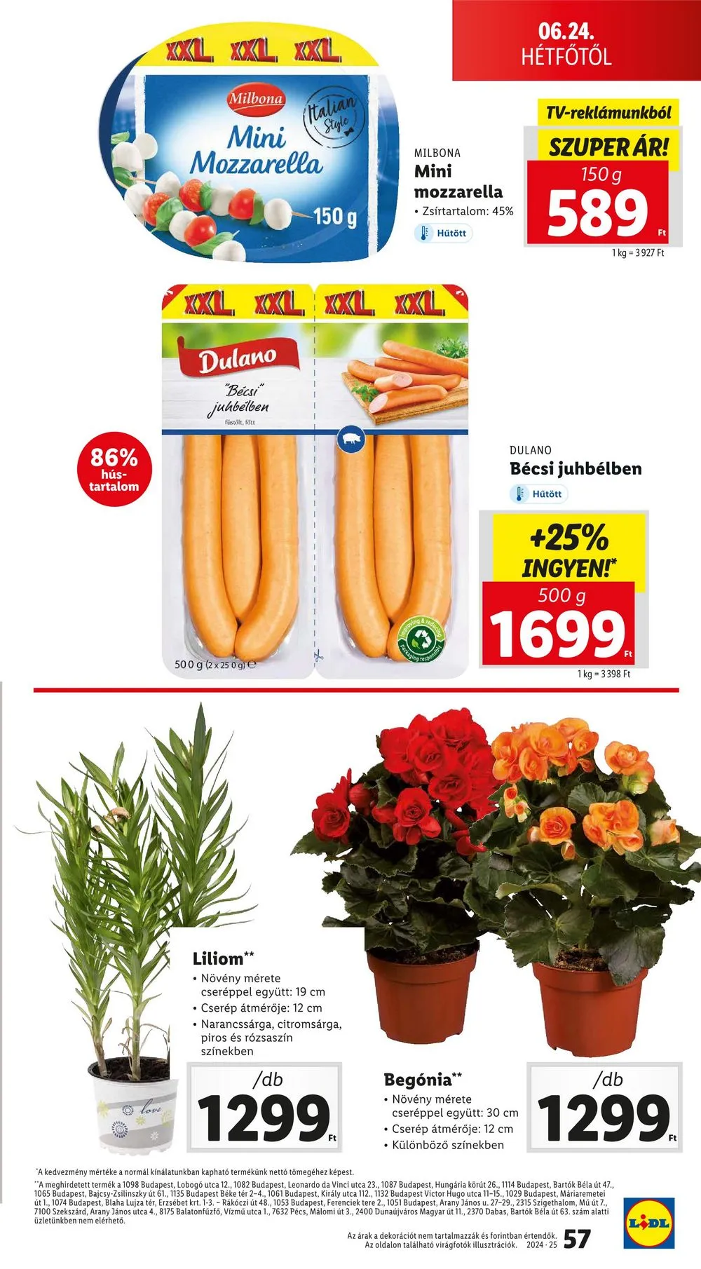 Lidl akciós újság 06.20–06.26 – 57. oldal