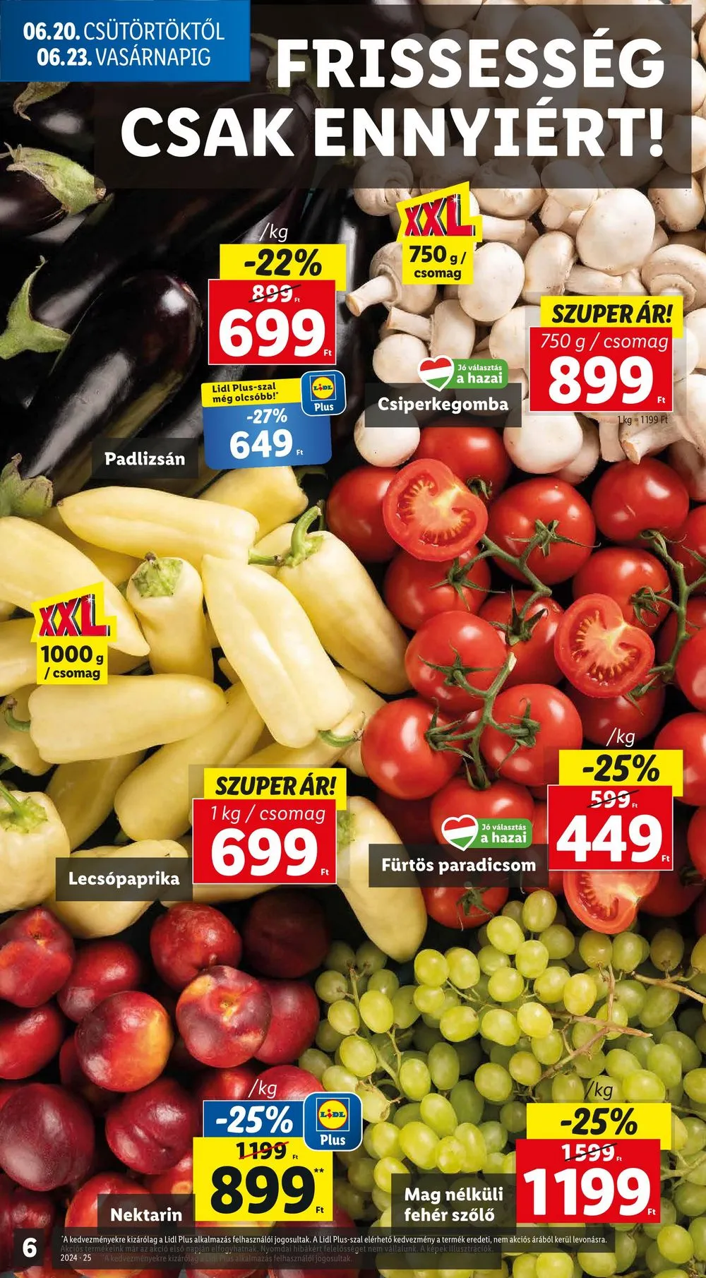 Lidl akciós újság 06.20–06.26 – 6. oldal