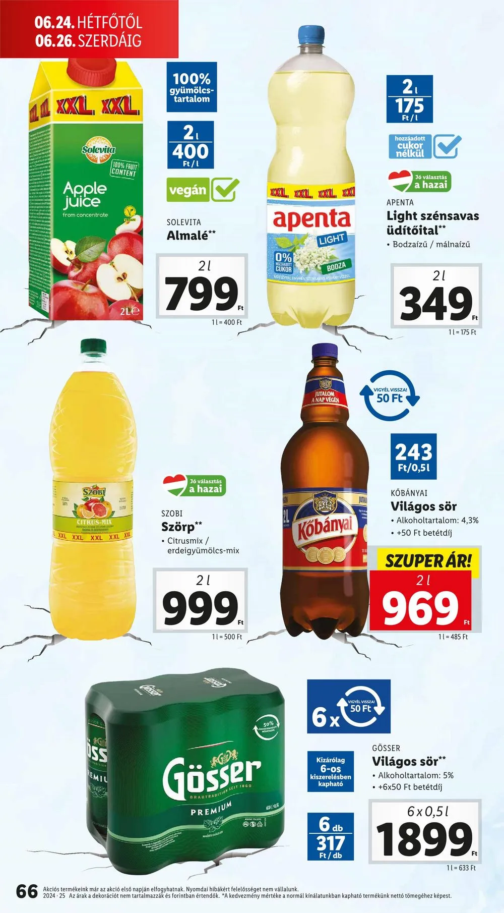 Lidl akciós újság 06.20–06.26 – 66. oldal