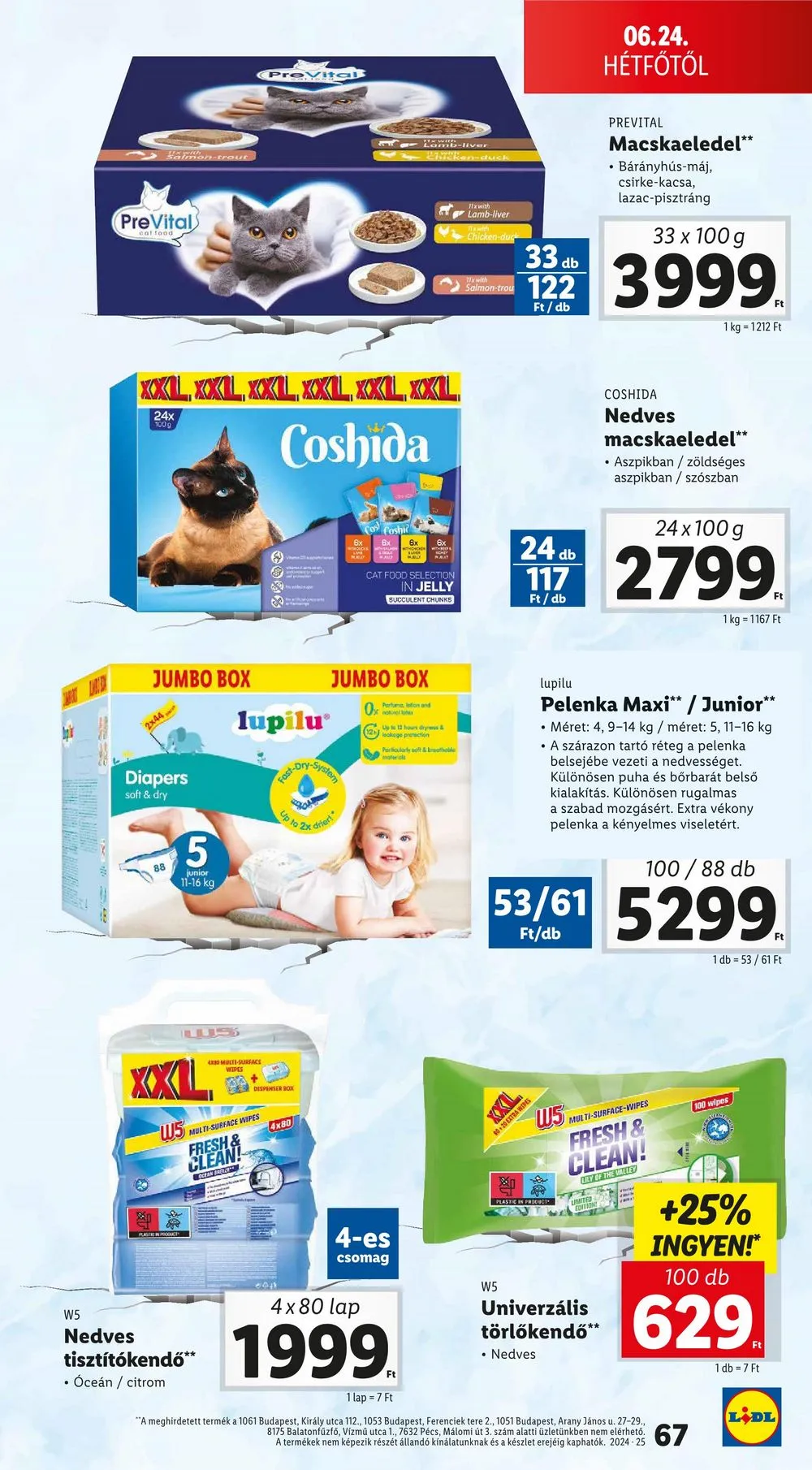 Lidl akciós újság 06.20–06.26 – 67. oldal