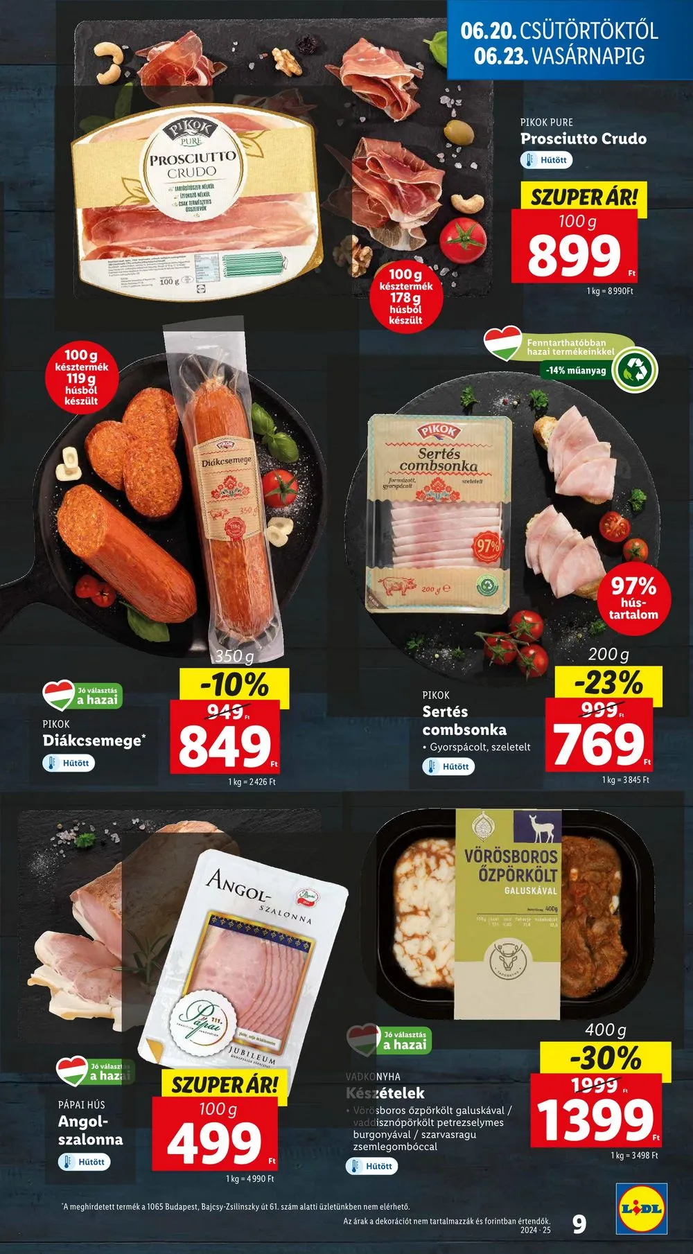 Lidl akciós újság 06.20–06.26 – 9. oldal