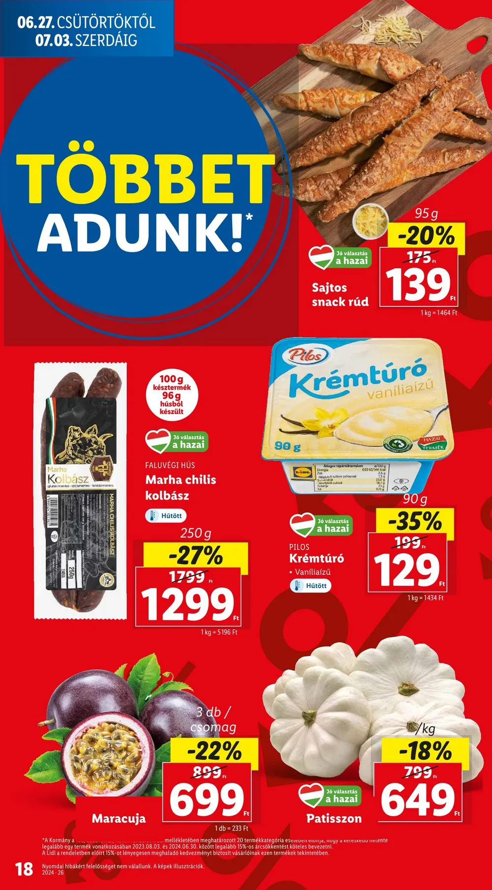 Lidl akciós újság 06.27–07.03 – 18. oldal