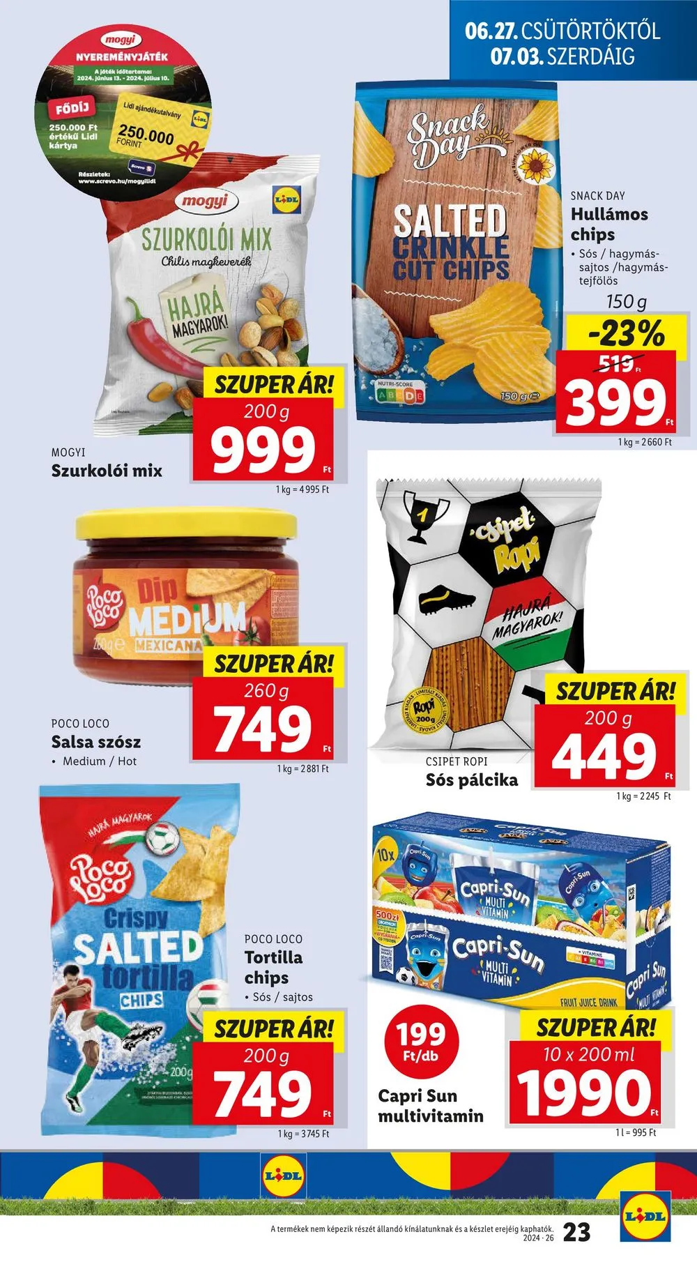 Lidl akciós újság 06.27–07.03 – 23. oldal